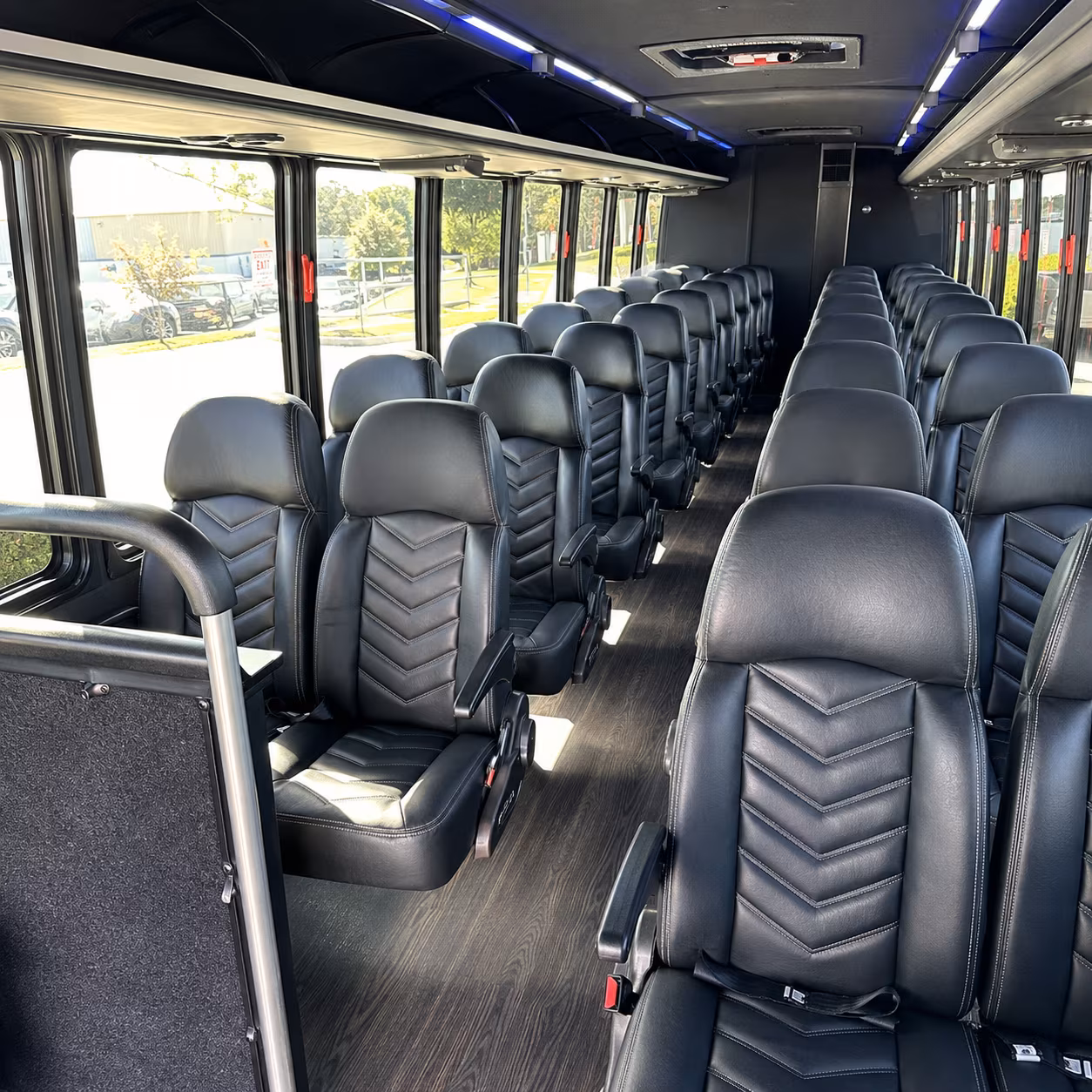 alhambra corporate event transportation onboard seating