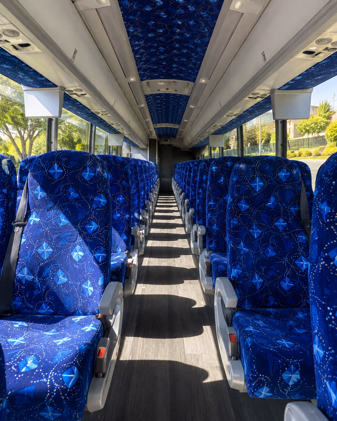 alhambra wedding transportation onboard seating
